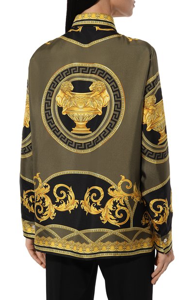 Шелковая блузка VERSACE, арт. 1001360/1A11528, фото 4