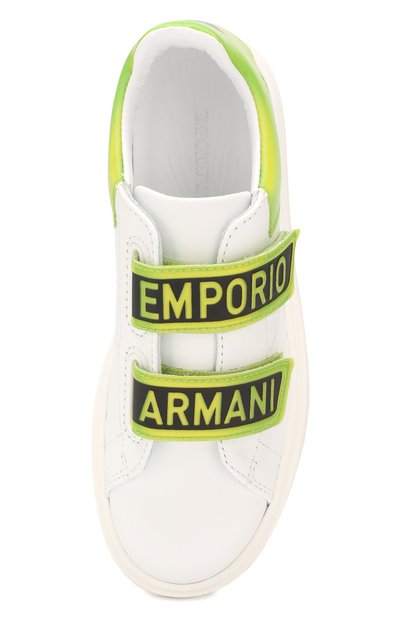 Кожаные кеды EMPORIO ARMANI, арт. XYX007/X0I33/35-40, фото 4