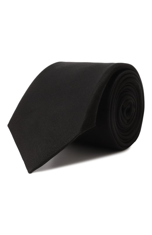 Шелковый галстук Corneliani 25U906-2520480 Чёрный 25U906-2520480
