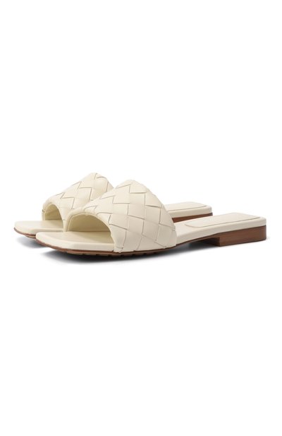 Женские кожаные шлепанцы parco BOTTEGA VENETA, арт. 837737/V2ED0