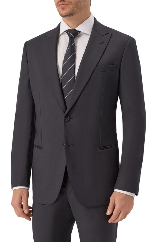 Шерстяной костюм Giorgio Armani 8WGAV00E/T01Z6 Чёрный  8WGAV00E/T01Z6 Фото 2