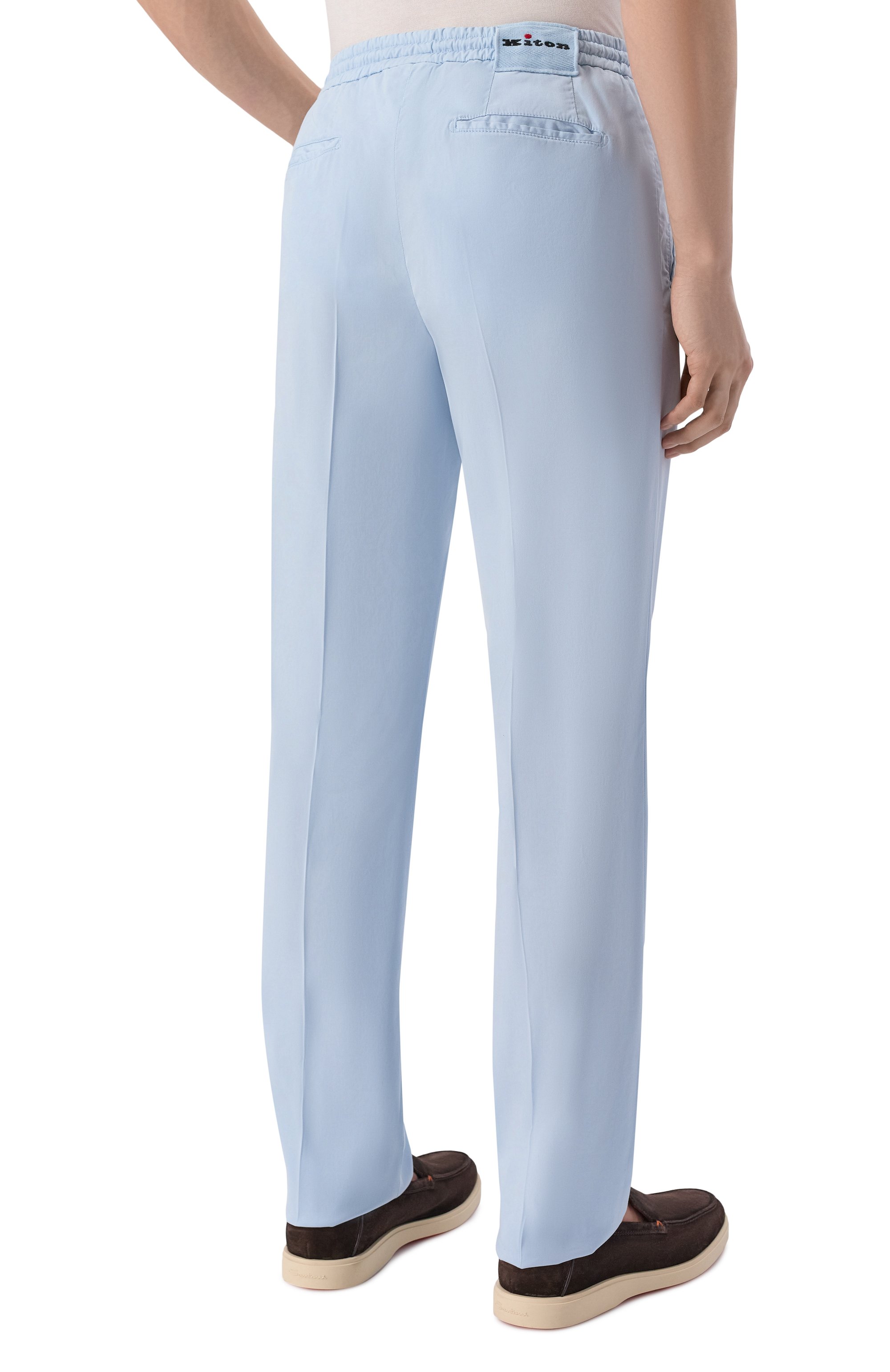 Брюки из лиоцелла KITON, арт. UP1LACRK0609H, фото 4