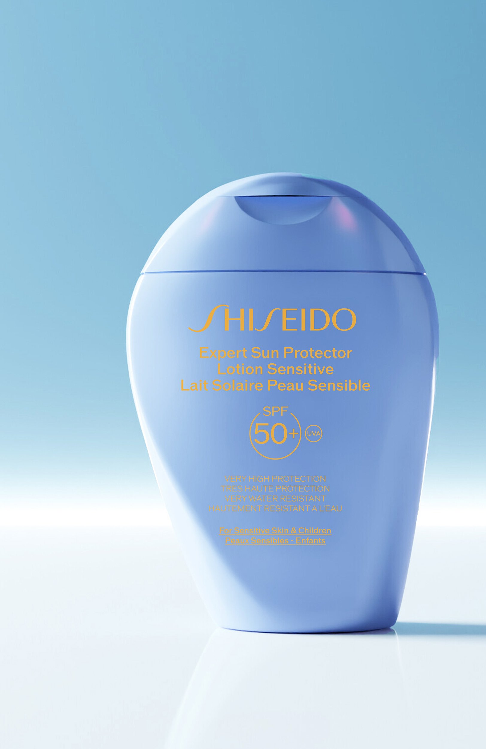 Солнцезащитный лосьон expert sun для чувствительной и детской кожи spf 50+ (150ml) SHISEIDO, арт. 21993SH, фото 6