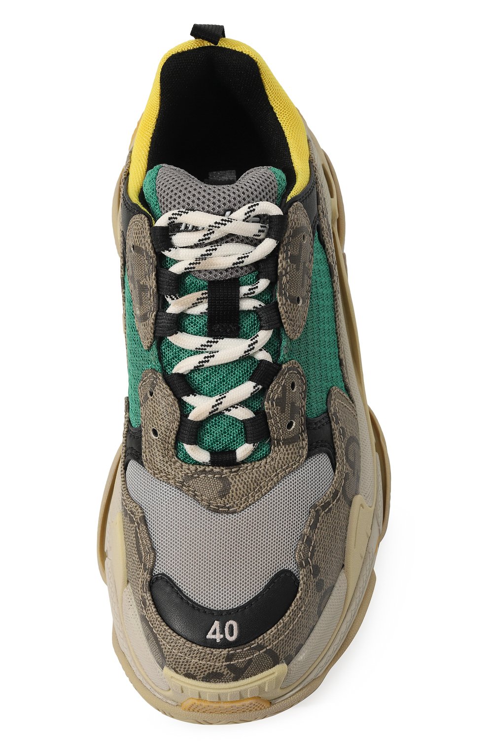 Комбинированные кроссовки triple s gucci x balenciaga GUCCI, арт. 677193 UMO20, фото 6