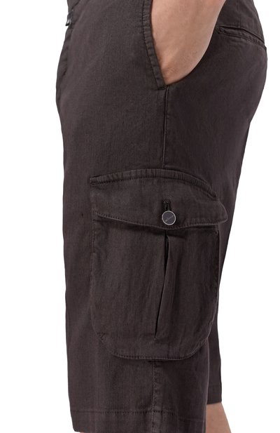 Шорты изо льна и хлопка KITON, арт. UFPPBK0603H, фото 5