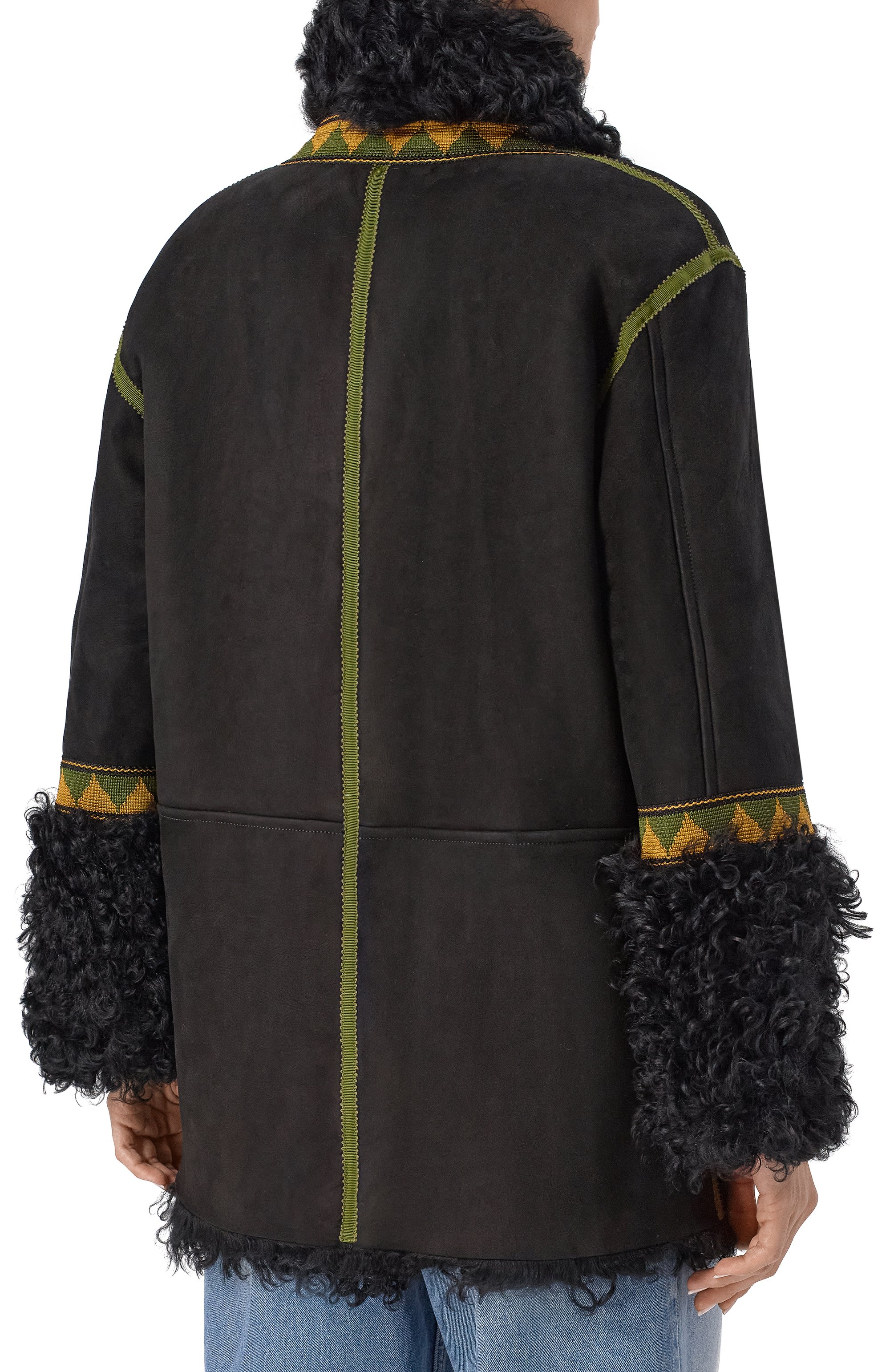 Дубленка из овчины MANZONI24, арт. 25A701-STCETN, фото 4