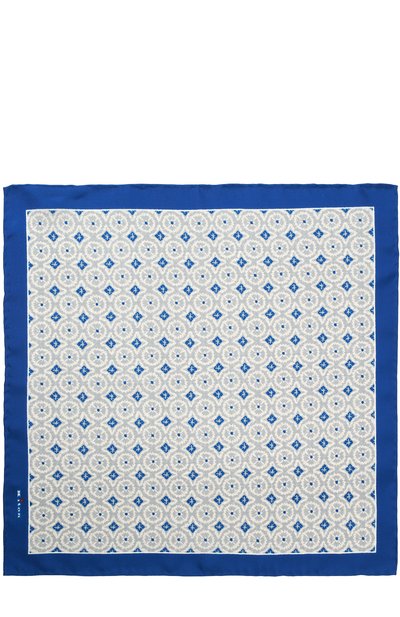 Шелковый платок с узором KITON, арт. P0CH/8N10, фото 3