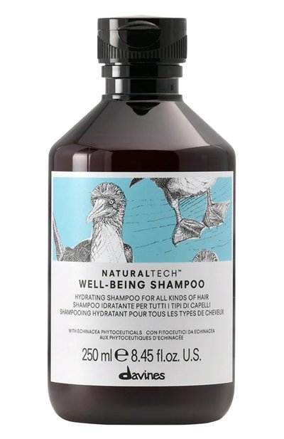 Женский увлажняющий шампунь для всех типов волос well being (250ml) DAVINES, арт. 71261