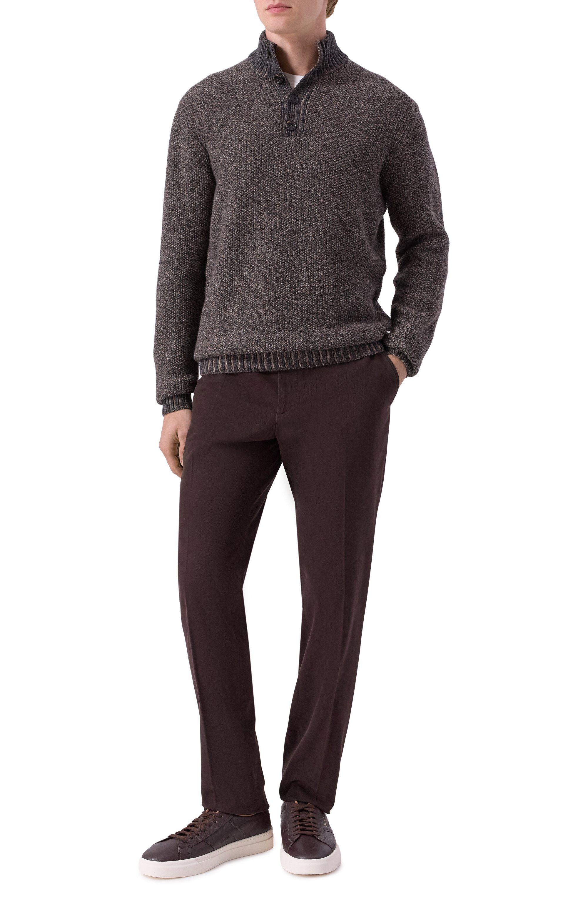 Свитер из шерсти и кашемира ANDREA CAMPAGNA, арт. WU26N0470-07-FN0262, фото 2