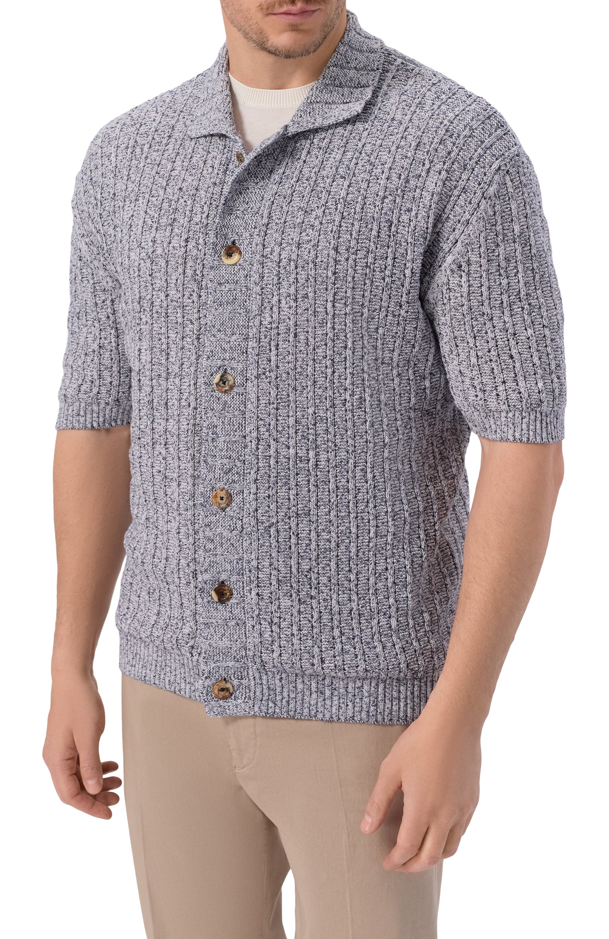 Хлопковая рубашка ANDREA CAMPAGNA, арт. M5426-9101, фото 3