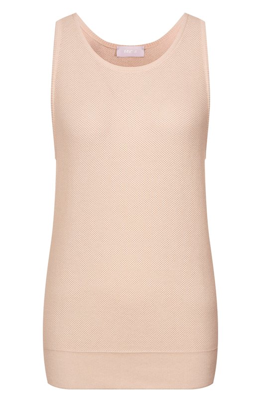 Топ из шелка и хлопка MVST WS61-606MU Бежевый WS61-606MU