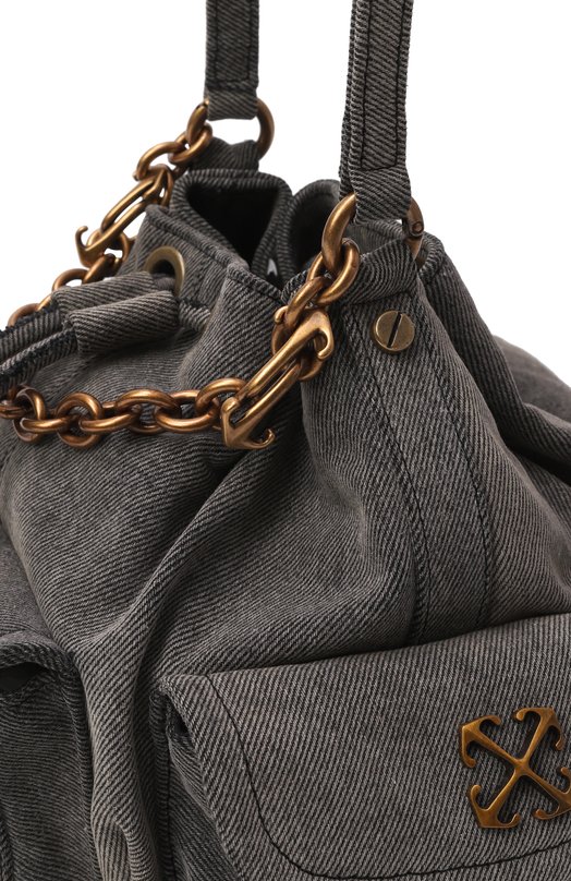 Сумка Dumbo Bucket Off-White 0WMY002F25DEN002 Серый  0WMY002F25DEN002 Фото 3