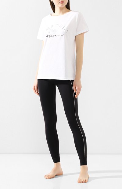 Футболка EMPORIO ARMANI белого цвета по цене 8995 руб., арт. 164340/0P291, фото 2 Футболка EMPORIO ARMANI, арт. 164340/0P291, фото 2