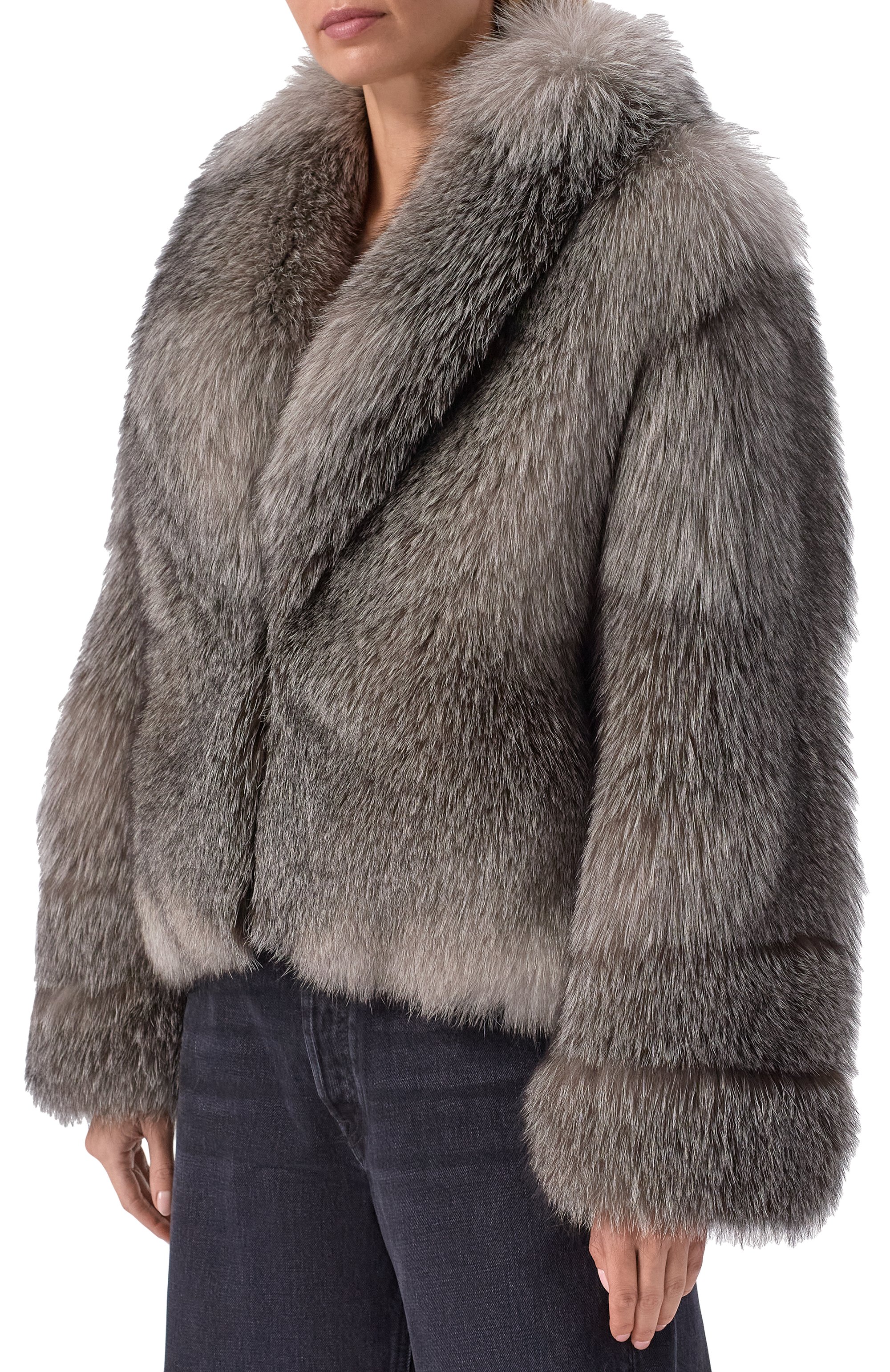 Шуба из лисы SASHA KIM, арт. SK-00001887, фото 3