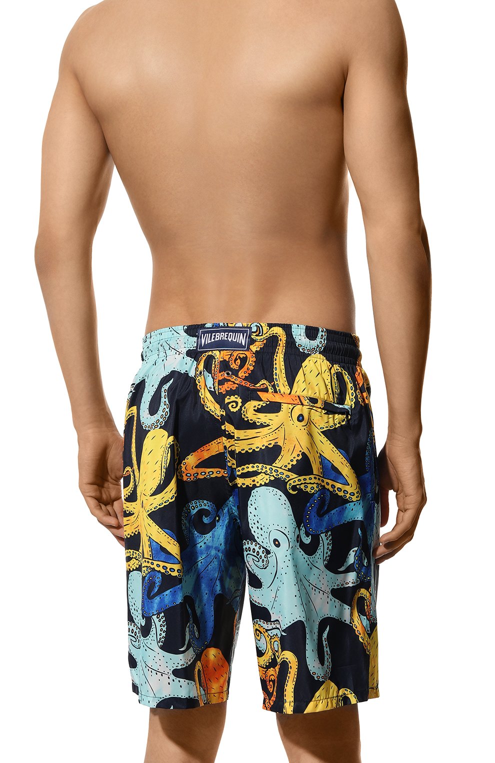 Плавки-шорты VILEBREQUIN темно-синего цвета по цене 37300 руб., арт. OKHC4J31/390, фото 3 Плавки-шорты VILEBREQUIN, арт. OKHC4J31/390, фото 3