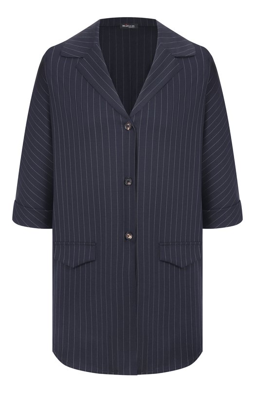 Шерстяная рубашка Kiton D61406K0970 Синий D61406K0970