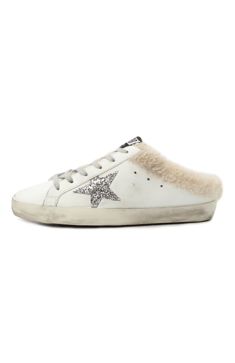Кожаные кеды sabot GOLDEN GOOSE DELUXE BRAND, арт. GWF00110.F002306, фото 1