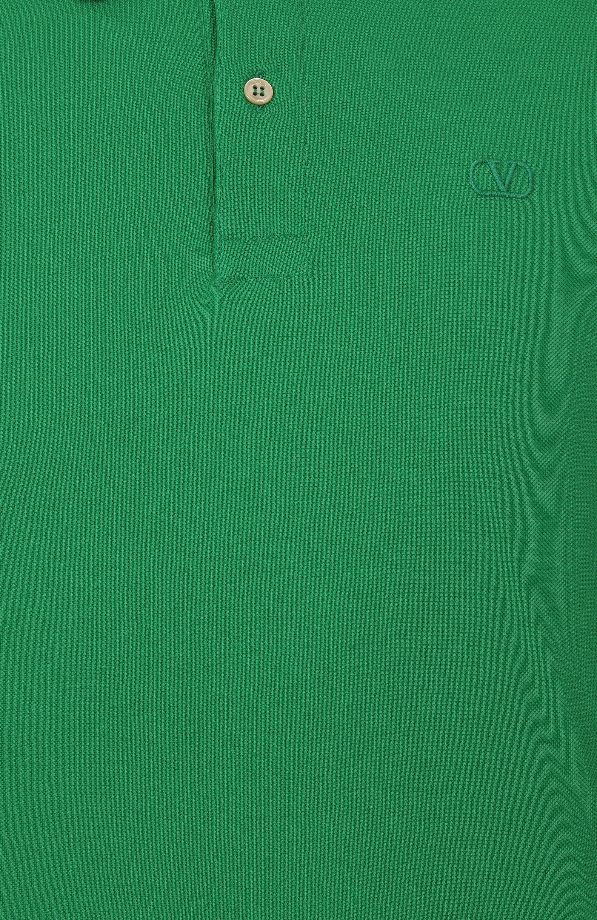 Хлопковое поло VALENTINO, арт. 6V3MH03X/AQ7, фото 6