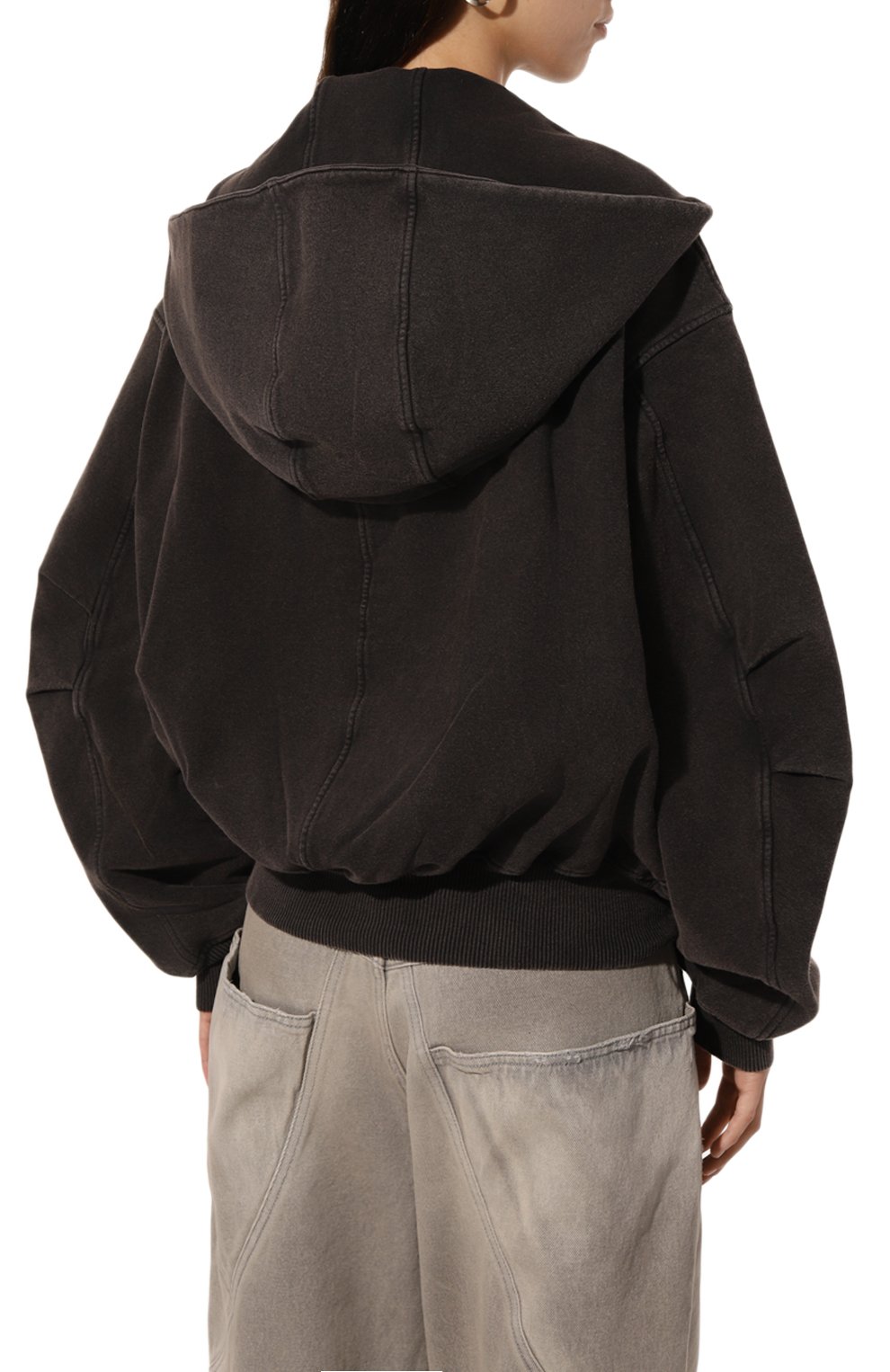 Хлопковая толстовка THE ATTICO, арт. 247WCF15, фото 4