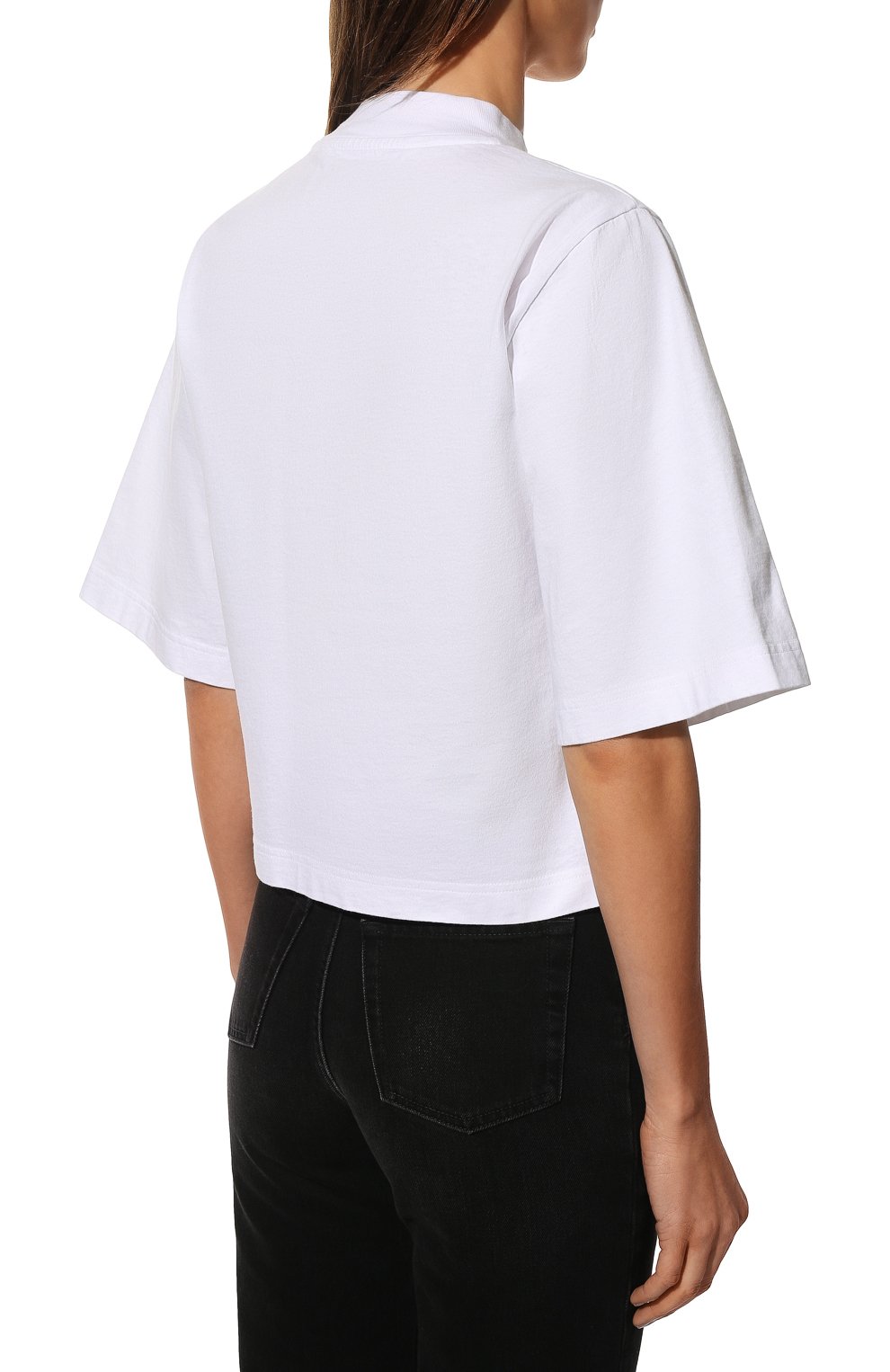 Хлопковая футболка PALM ANGELS, арт. PWAA020C99JER0010160, фото 4