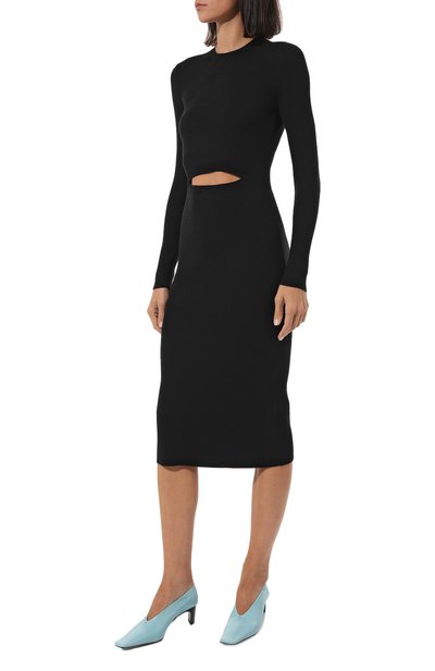 Платье из шерсти и вискозы DIESEL, арт. A11176/0BMAI, фото 3