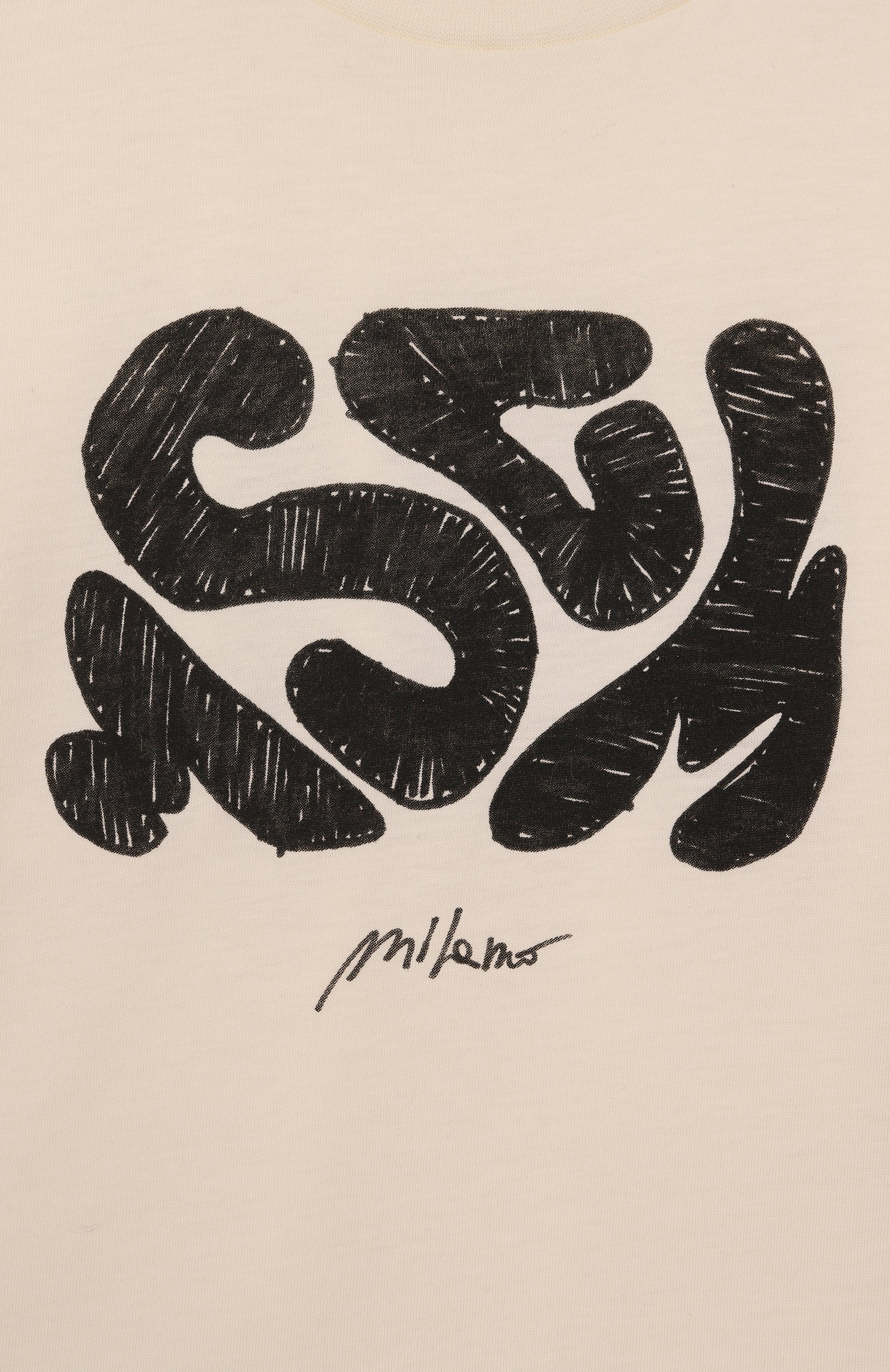 Хлопковая футболка MSGM KIDS, арт. F5MSJBTH218, фото 3