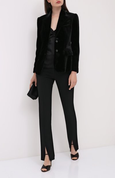Жакет из вискозы TOM FORD черного цвета по цене 239000 руб., арт. GI2735-FAX103, фото 2 Жакет из вискозы TOM FORD, арт. GI2735-FAX103, фото 2