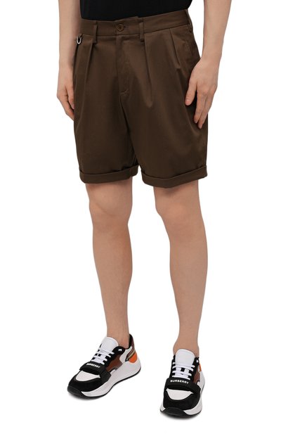 Хлопковые шорты NEIL BARRETT, арт. PBPA832/Q011, фото 3