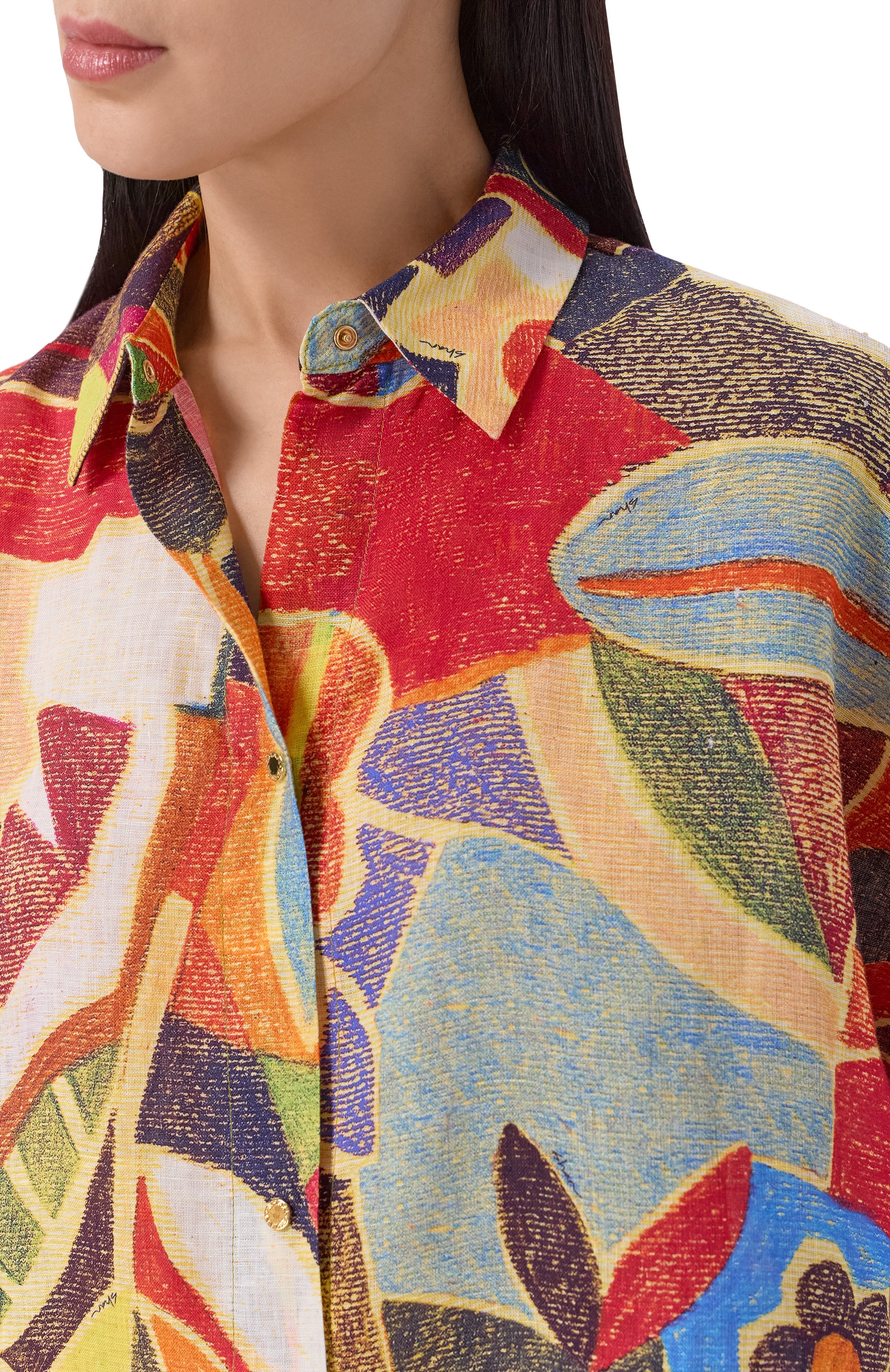 Льняная рубашка SHAN, арт. 42636-82, фото 5