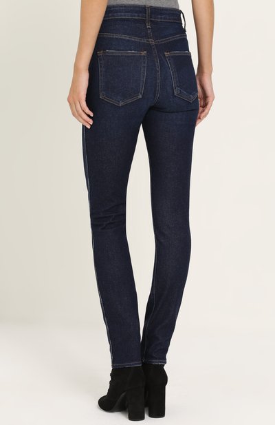 Джинсы прямого кроя с контрастной прострочкой KHAITE, арт. 1000-016/W901, фото 4