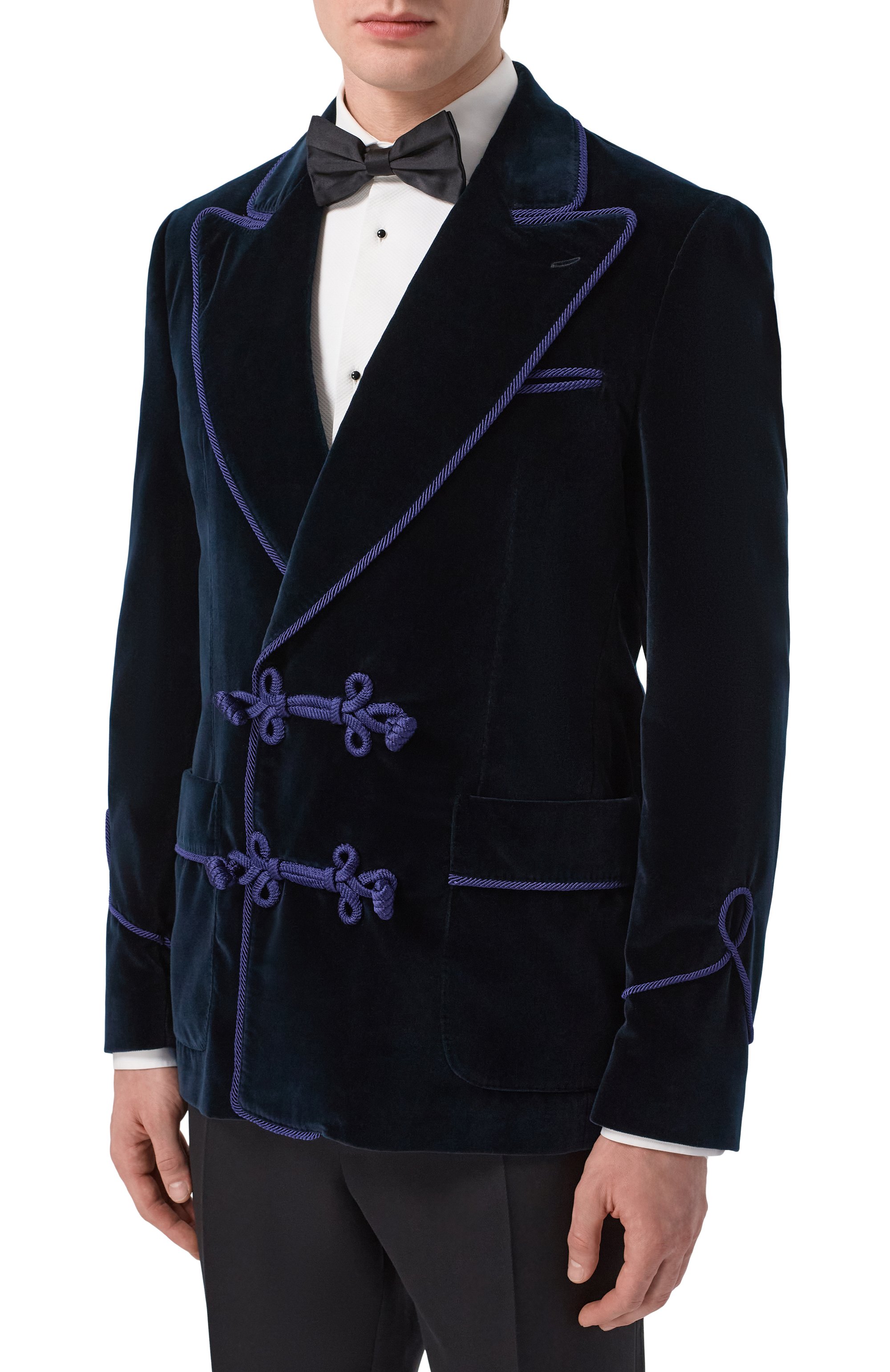 Бархатный пиджак DOLCE & GABBANA, арт. G2VQ4T/FUVG7, фото 3