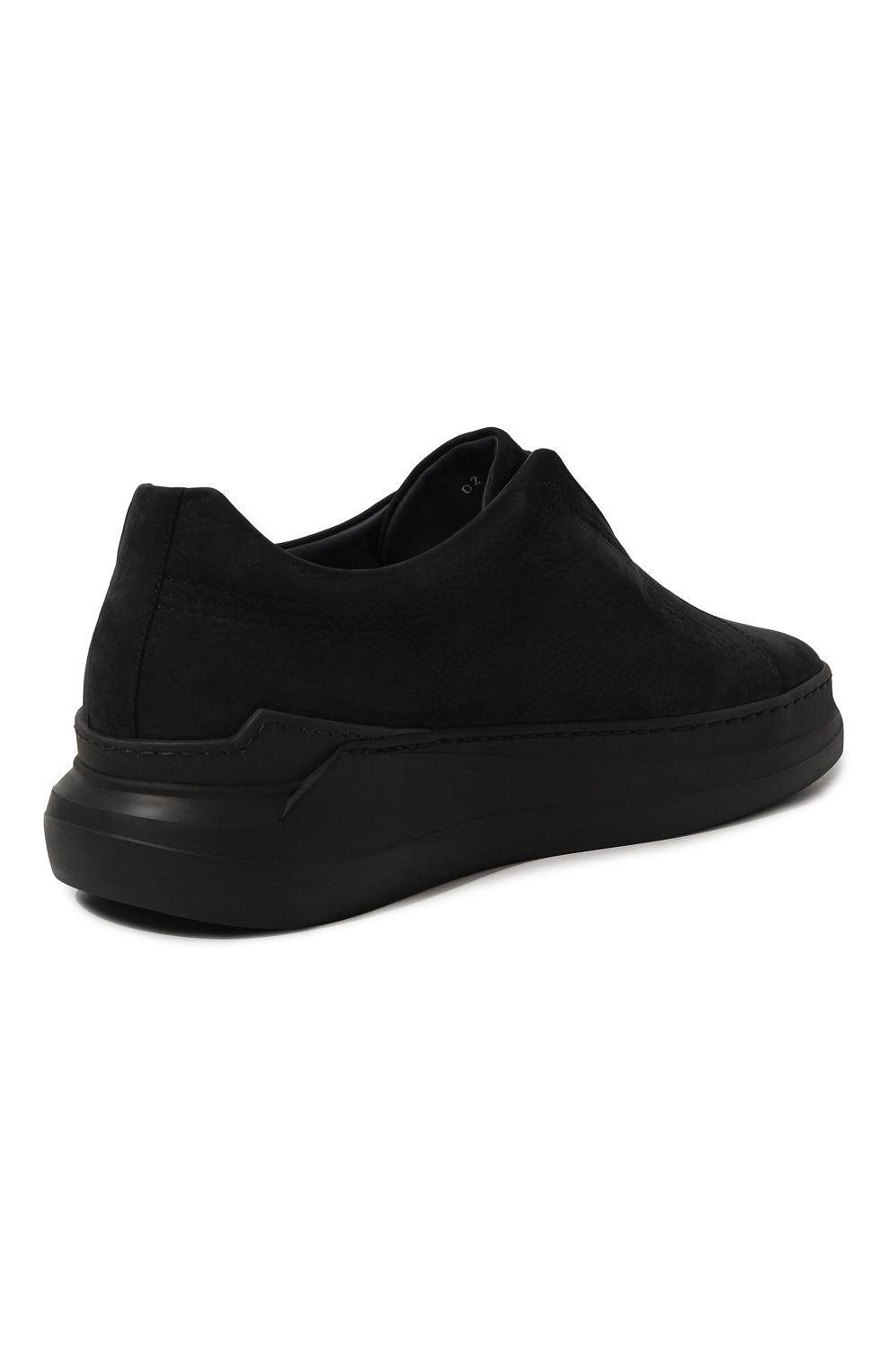 Кеды из нубука ZILLI черного цвета по цене 110000 руб., арт. H0002AM1003VSH002, фото 5 Кеды из нубука ZILLI, арт. H0002AM1003VSH002, фото 5