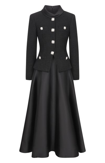 Женское комбинированное платье SELF-PORTRAIT, арт. RS26161MAB