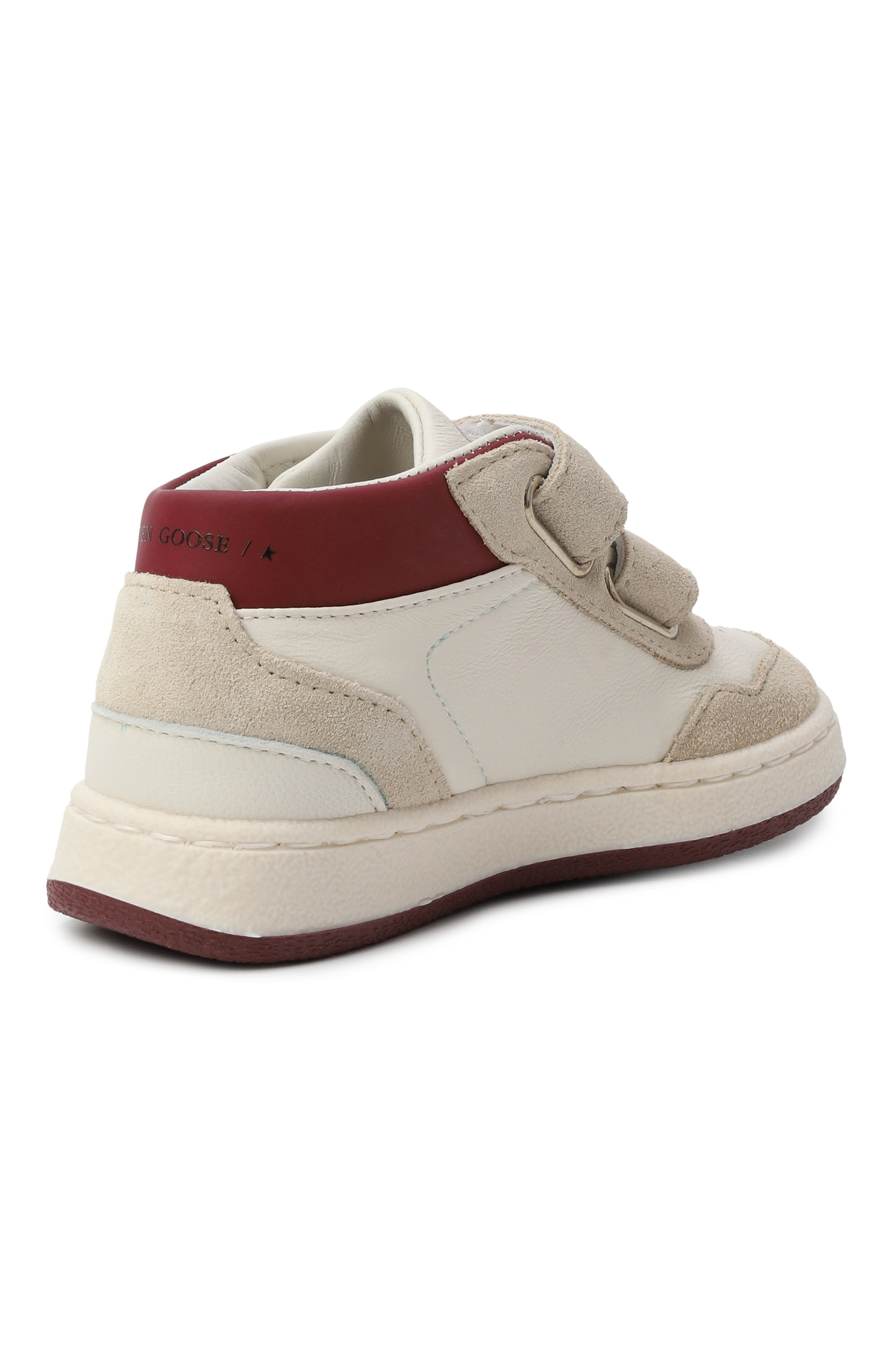 Кожаные кеды june GOLDEN GOOSE DELUXE BRAND, арт. GJF00773.F006747, фото 3