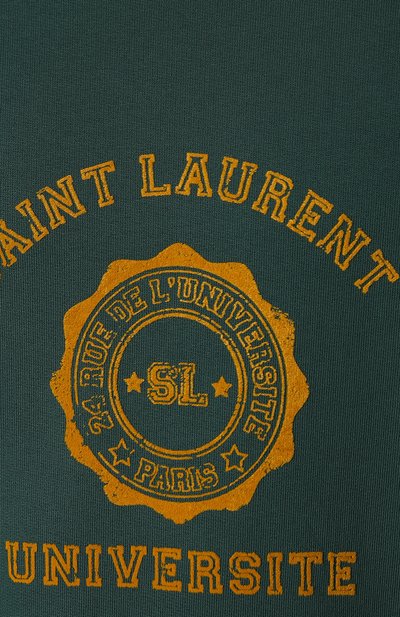 Хлопковый свитшот SAINT LAURENT, арт. 582201/YBKI2, фото 5