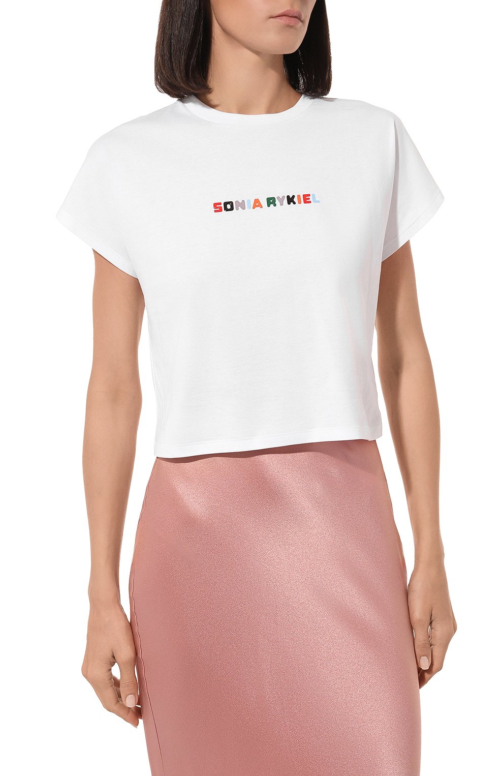 Хлопковая футболка SONIA RYKIEL, арт. 23E78T51, фото 3