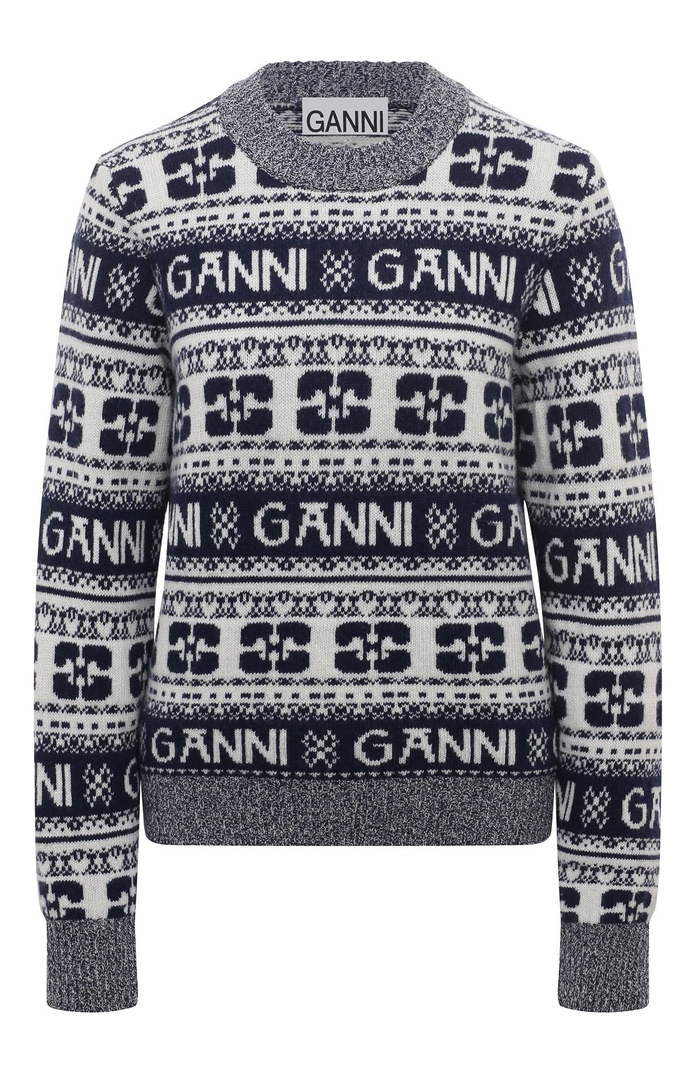 Шерстяной свитер GANNI, арт. K2094, фото 1