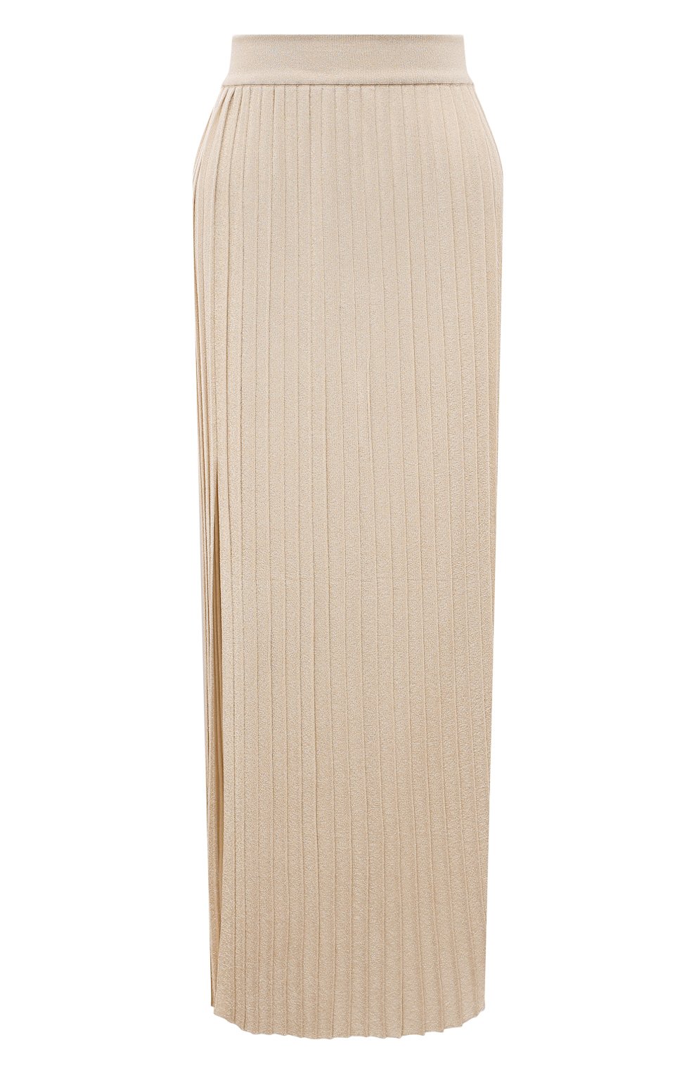 Юбка из вискозы AND THE BRAND золотого цвета по цене 46760 руб., арт. S23-SK012-1603-800, фото 1 Юбка из вискозы AND THE BRAND, арт. S23-SK012-1603-800, фото 1