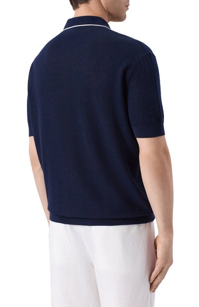 Поло из кашемира и шелка GIORGIO ARMANI, арт. GM003145/AF24734, фото 4
