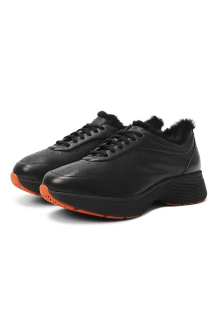 Женские кожаные кроссовки easy bounce SANTONI, арт. WBBG61376NERPVWC