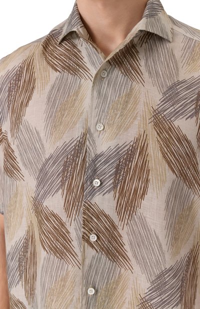 Льняная рубашка CORNELIANI, арт. 25I213-2511920, фото 5