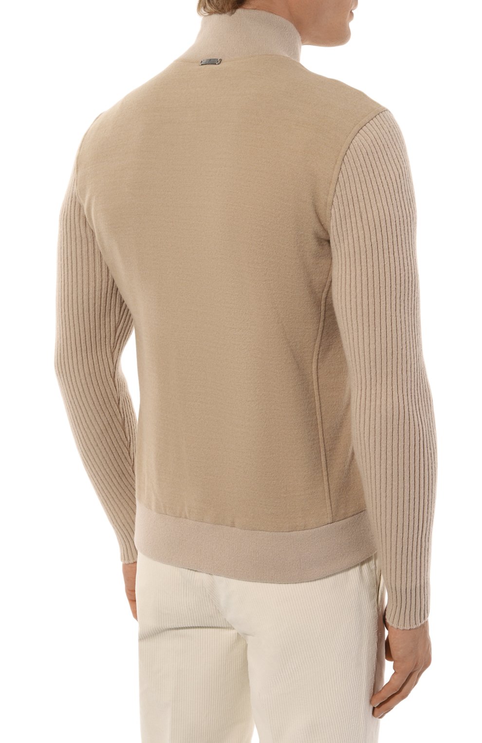 Комбинированный кардиган CAPOBIANCO, арт. 17M420.TF00., фото 4