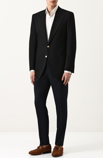 Однобортный шерстяной пиджак TOM FORD, арт. 350R20/15HA40, фото 2