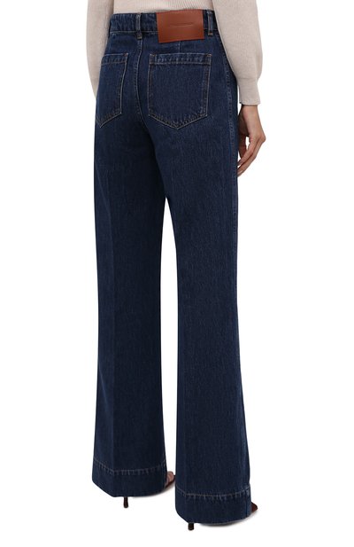 Джинсы VICTORIA BECKHAM синего цвета по цене 43350 руб., арт. 1521DJE002909A, фото 4 Джинсы VICTORIA BECKHAM, арт. 1521DJE002909A, фото 4