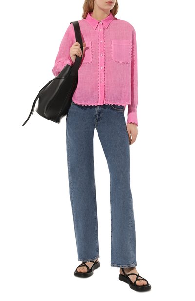 Льняная рубашка 120% LINO, арт. YIW19N3/000B317/S00, фото 2