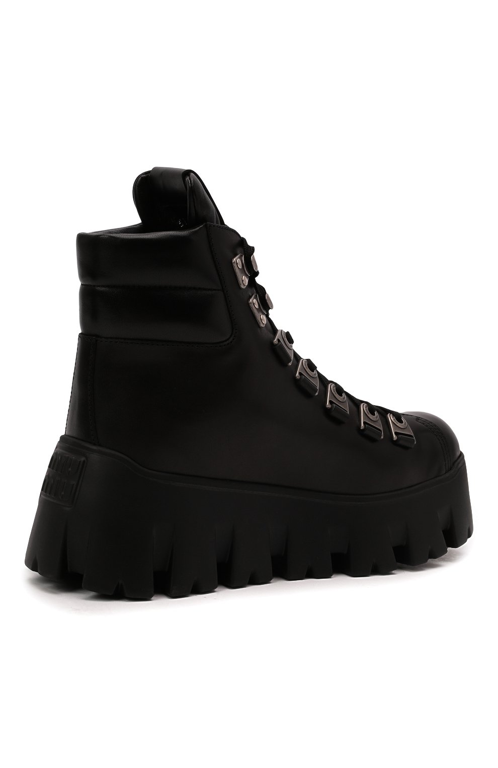 Кожаные ботинки MIU MIU, арт. 5T578D/070, фото 4