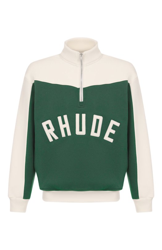 Хлопковый анорак Rhude RHSS25SW01012 Зелёный RHSS25SW01012