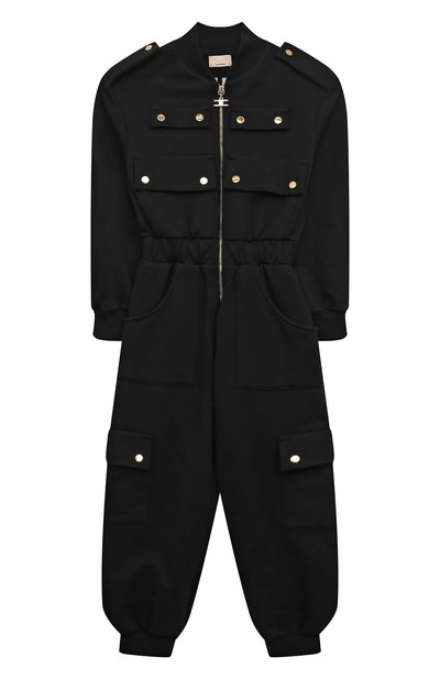 Хлопковый комбинезон ELISABETTA FRANCHI LA MIA BAMBINA, арт. EFTA0650/FF002/4A-8A, фото 1