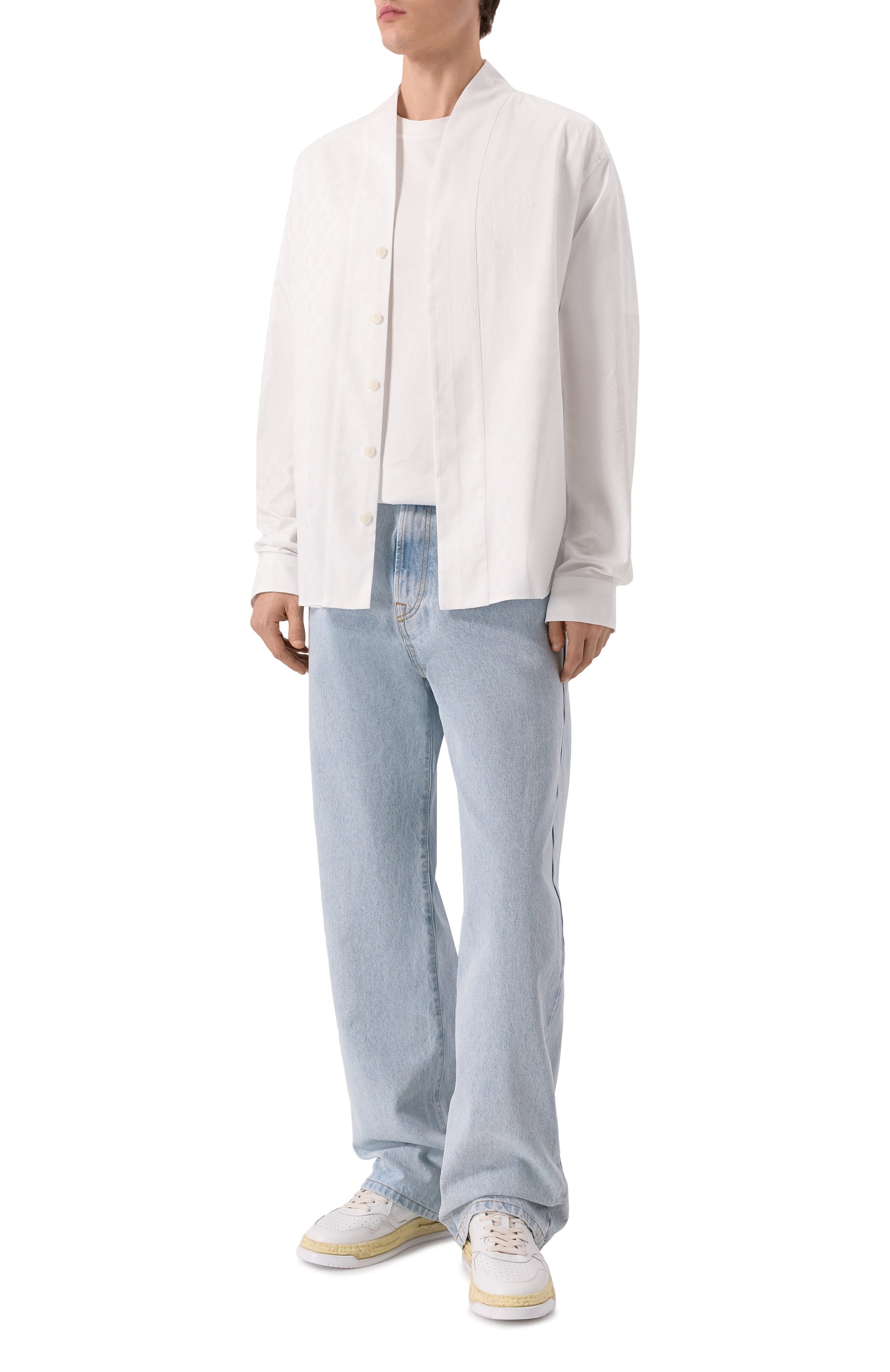 Хлопковая рубашка CASABLANCA, арт. M-AW25-SH-231-01, фото 2