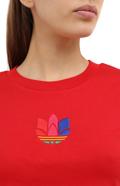Хлопковый топ ADIDAS ORIGINALS, арт. GD2319, фото 5